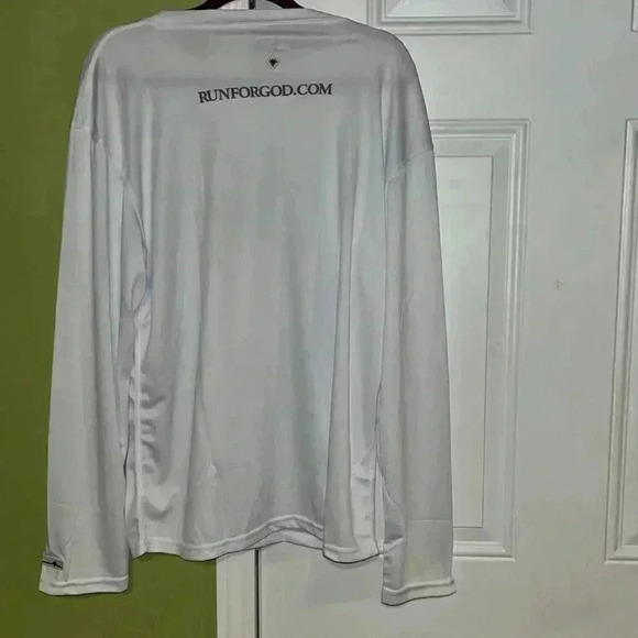🆕 Run For God Long Sleeve Shirt Size 2X - Picture 6 of 6